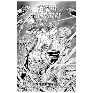 Myths & Monsters Black & White Ashcan