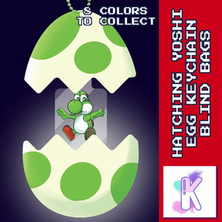 Hatching Yosh Egg Keychain Blind Bag