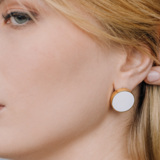 Earrings ( White covers )