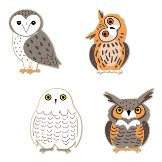 FORK - Owl Enamel Pin (1)