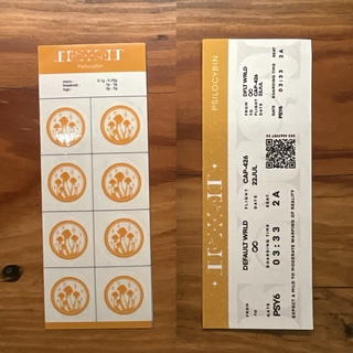 Psilocybin Boarding Pass Sticker Sheet