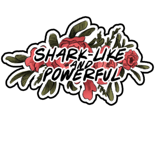 "Shark-like and Powerful" Enamel Pin