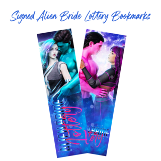 Signed Alien Bride Lottery Bookmarks - Set of 2