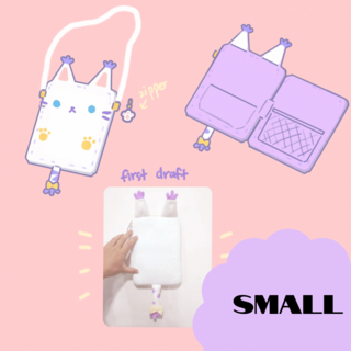 Small Gatomon Plushie Sleeve bag