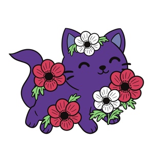 Poppy Kitty Pin