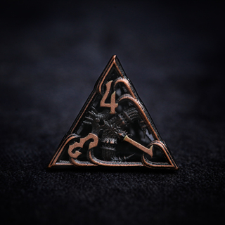 Preorder Demon Crest Dice! A metal polyhedral dice set for Preorder Demon Crest Dice! A metal polyhedral dice set for