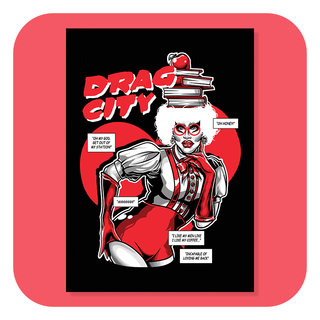 A4 Print - Drag City - Trixie Mattel