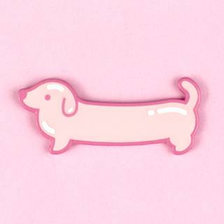 Weenie Dog Pin - Balloon (Pink)