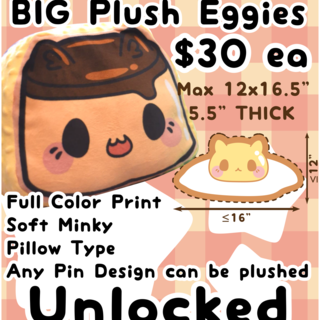 Pillow Plush - Egg Kitties