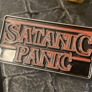 Satanic Panic Enamel Pin