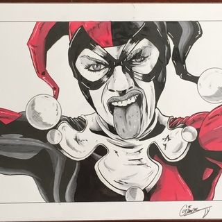 Harley/Joker/Deadpool 9x12 (Original set)