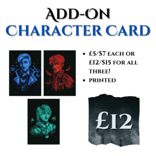 All Three Character Art Cards