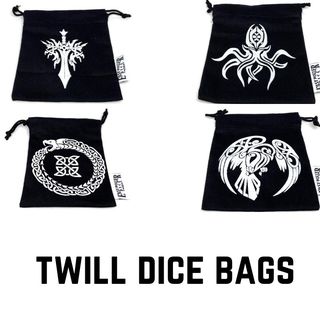 Twill Dice Bag - Holds 40 Dice