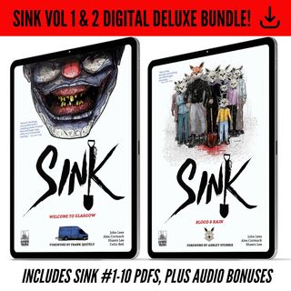 SINK Vol 1 & 2 (Issues #1-10) Digital Deluxe Bundle (PDFs & MP3s)