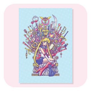Sailor Moon Throne of Magic A4 Print