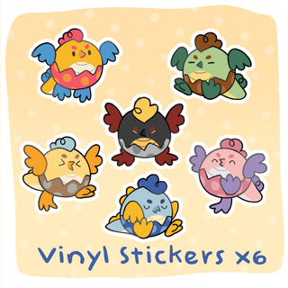 Bitty Gang Vinyl Sticker Set