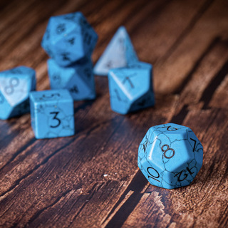 Blue Fluorite - Gemstone Dice