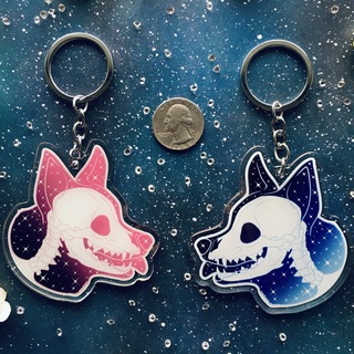 Corgi Skull Charm