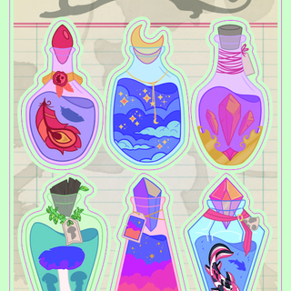 A6 Sticker Sheet