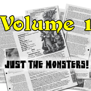 Unnatural Selections Volume 1 JUST THE MONSTER PAGES