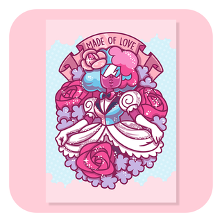 A6 Postcard - Made of Love