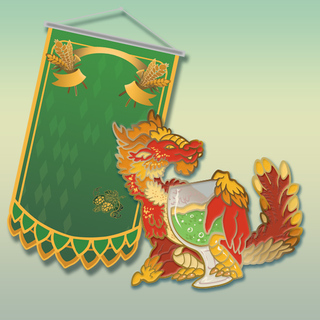 Banner & Pin combo