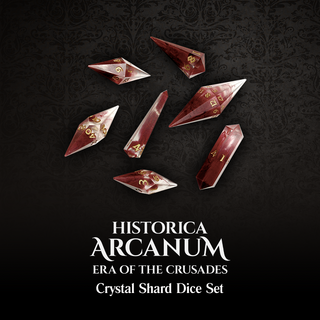 Crystal Shard Dice Set - Bloodlust