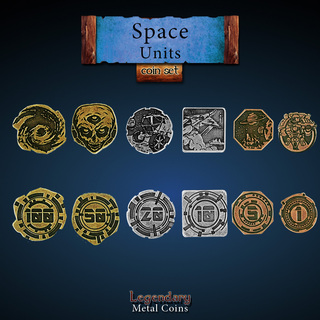 Space Units Coin Set