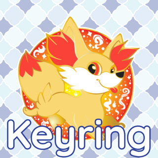Fennekin Keyring