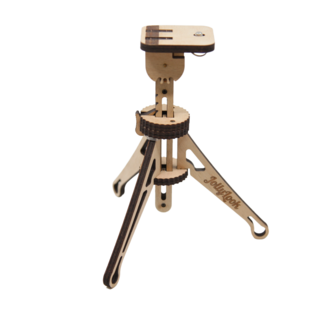 Jollylook Decorative Camera Tripod (Natural Wood)