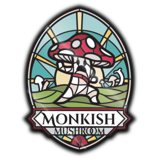 Monkish Mushroom Pin