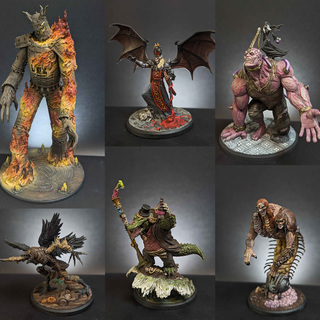 Miniatures Bundle (11 Boss Minis, 33 Minion Minis, & STLs)