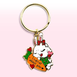 Keychain I Carrot About You Bunny