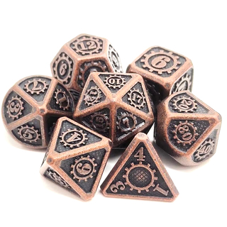 Overclock Metal Gear Dice Brass/Gray