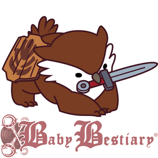 Sword Owlbear Fighter Pin (016)