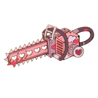 Chainsaw Enamel Pin