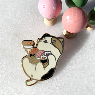 Sushi Cat Enamel Pin