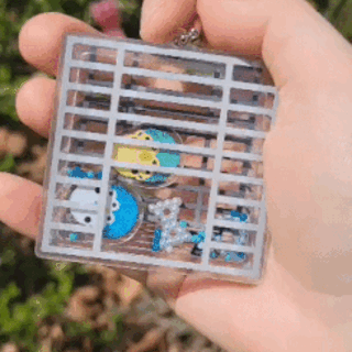Pet Bird Shaker Charm