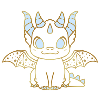 Cute Dragon Enamel Pin