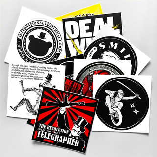 STICKER SET: Ten (10) RANDOM Wondermark stickers