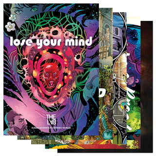 THE LAB PRESS Postcard Set of Five