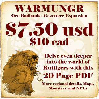 Gazetteer Expansion 5 - Warmungr Orc Badlands