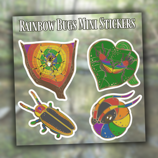 Rainbow Bug Mini Sticker Sheet