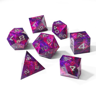 Sharp-Edged Resin Dice - Space Explorer