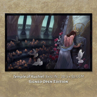 "Temple of Kushiel" 8x12 Signed Print