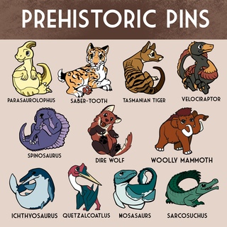 Preorder Prehistoric Pins on BackerKit