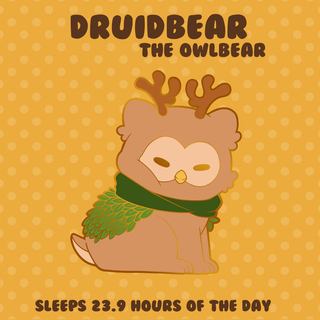 Druidbear Enamel Pin