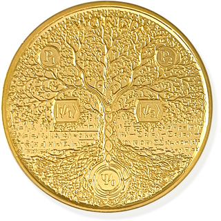 One (1) 24K Gold Vermeil Quantum Coin