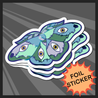 Foil FrankenMoth Sticker (SINGLE)