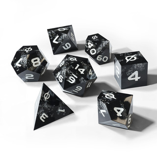 Sharp-Edged Resin Dice - Void Rift